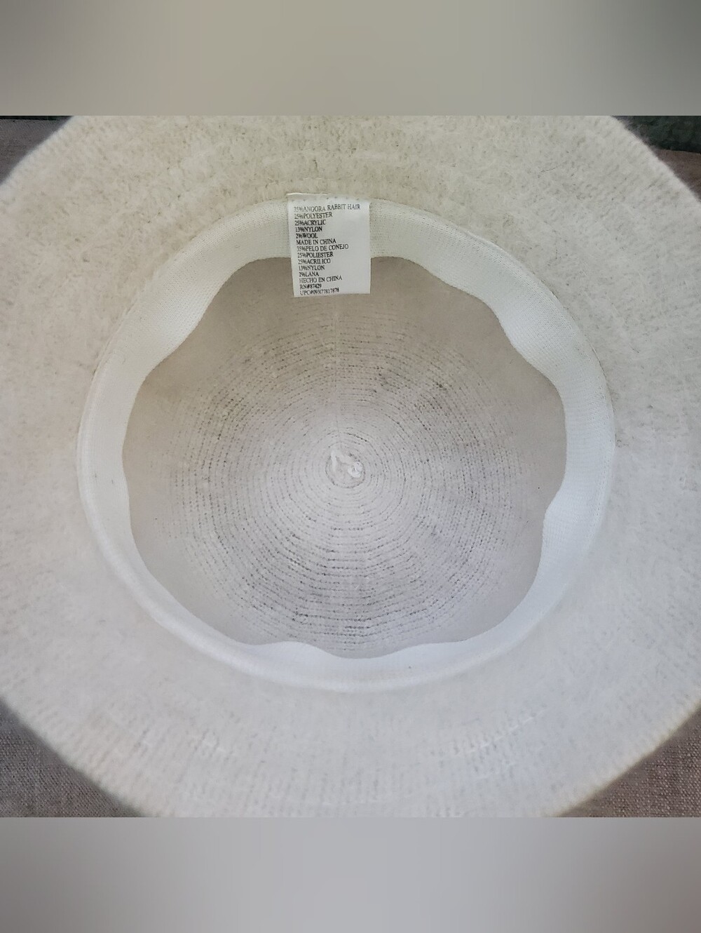 Angora Rabbit Hair Bucket Hat - Picture 6 of 9